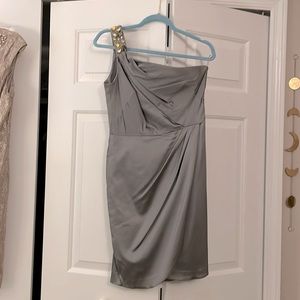 Womens Nine West cocktail dress grey Size 8